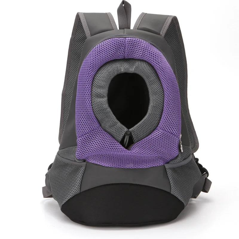 Pet Dog Carrier Pet Backpack Bag Portable Travel Bag Pet Dog Front Bag Mesh Outdoor Hiking Head Out Double Shoulder Sports DB
