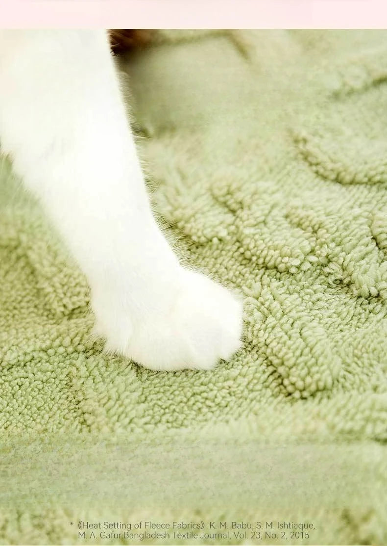 Thickened Pet Blanket Ultra-soft Pet Blanket Plush Pet Blanket for Dogs Cats Warm Soft Sleeping Mat Comfortable for Winter