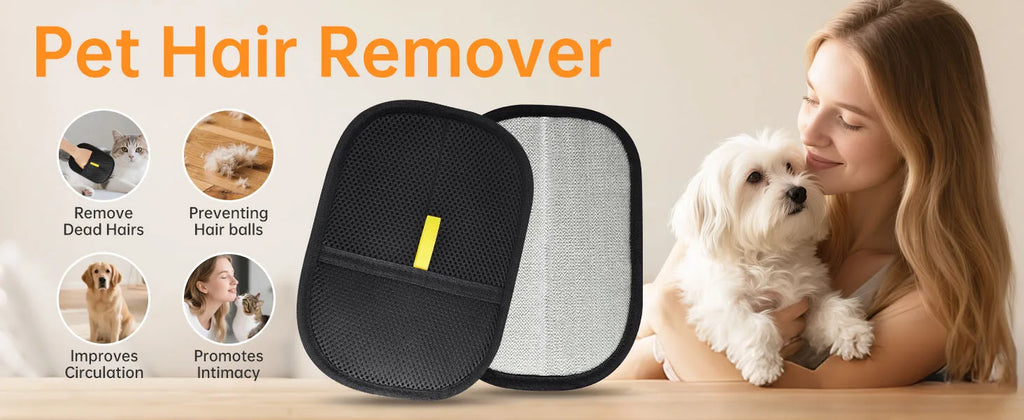 Pet Hair Cleaning And Collection Gloves Pet Double-sided Multi-functional Beauty Glove Tool Reduce The Pressure Of Pet Ownership