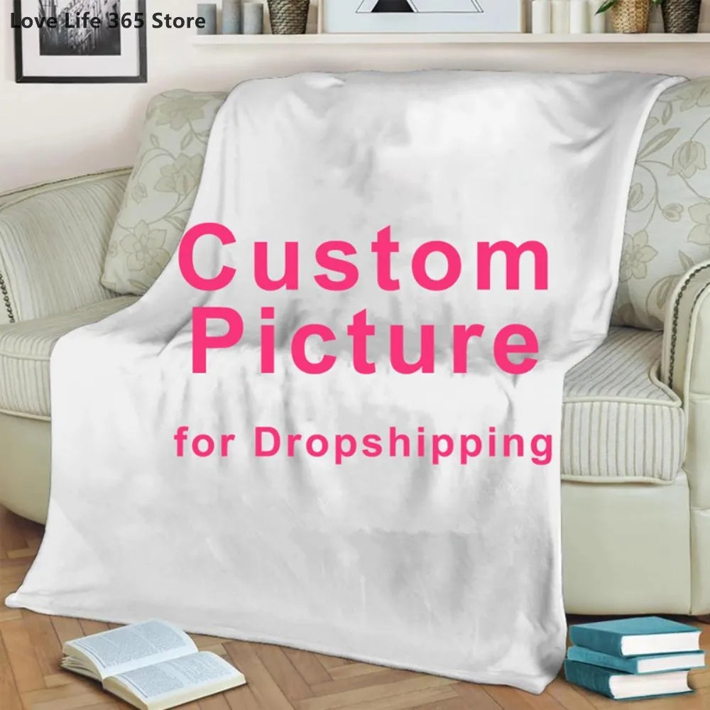 Personalized Pet Head Face Blankets For Cat Dog Custom Photo Blanket  With Name Throw Blanket Memorial Gifts