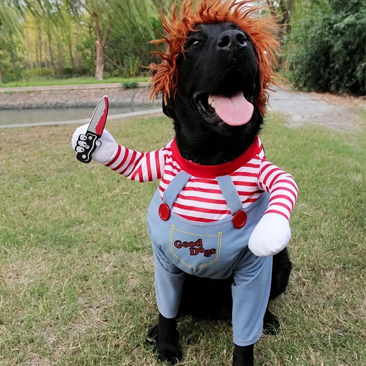 Pet Festival Funny Set Halloween Cat Dog Costumes Novelty Adjustable Pet Cosplay Clothes For Cats Medium Large Dogs Bulldog Pug