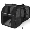 Large Capacity Pet Carrier Backpack Foldable Breathable Portable Puppy Backpack Adjustable Pet Travel Bag Hiking Adventure