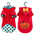 Pet Puppy And Cat Cloth Halloween Party Cosplay Pumpkin Clothes Autumn & Winter Fashion Soft Comfortable Coat Clothing Hot sale