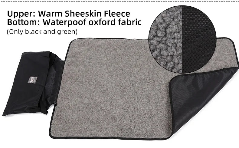 Pet Blanket Outdoor All Season Waterproof Warm Foldable Portable Dog Mat Travel Camping Sleeping Bed Pet Supplies Accessories