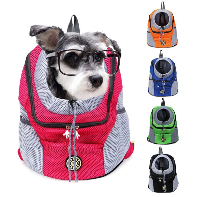 Dog Backpack for Small Large Dogs Cats Double Shoulder Carrier Bag Portable Pet Travel Backpack Pet Carrying Supplies
