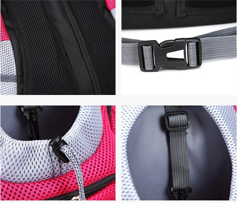 Dog Backpack for Small Large Dogs Cats Double Shoulder Carrier Bag Portable Pet Travel Backpack Pet Carrying Supplies