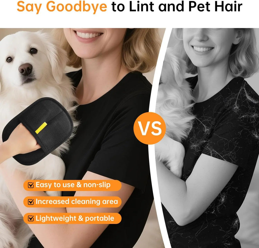 Pet Hair Cleaning And Collection Gloves Pet Double-sided Multi-functional Beauty Glove Tool Reduce The Pressure Of Pet Ownership