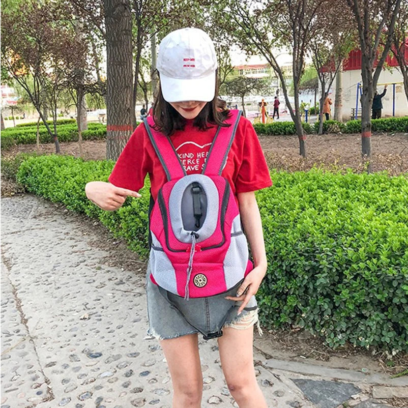 Dog Backpack for Small Large Dogs Cats Double Shoulder Carrier Bag Portable Pet Travel Backpack Pet Carrying Supplies