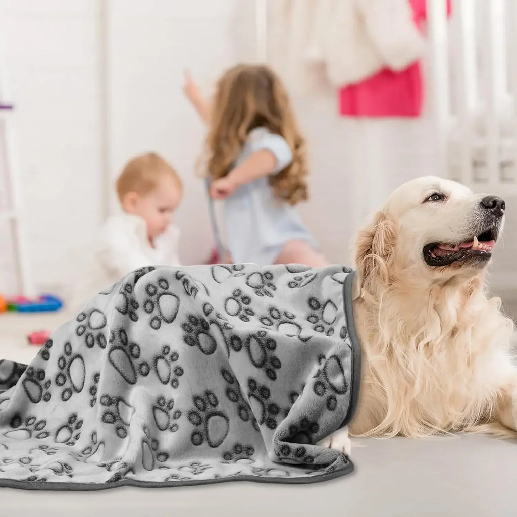 Pet Blanket Cute Cartoon Pattern Blanket Cute Warm Pet Bed Mat Washable for Small Medium Large Dogs Puppy Pet Supplies Cat Dogs