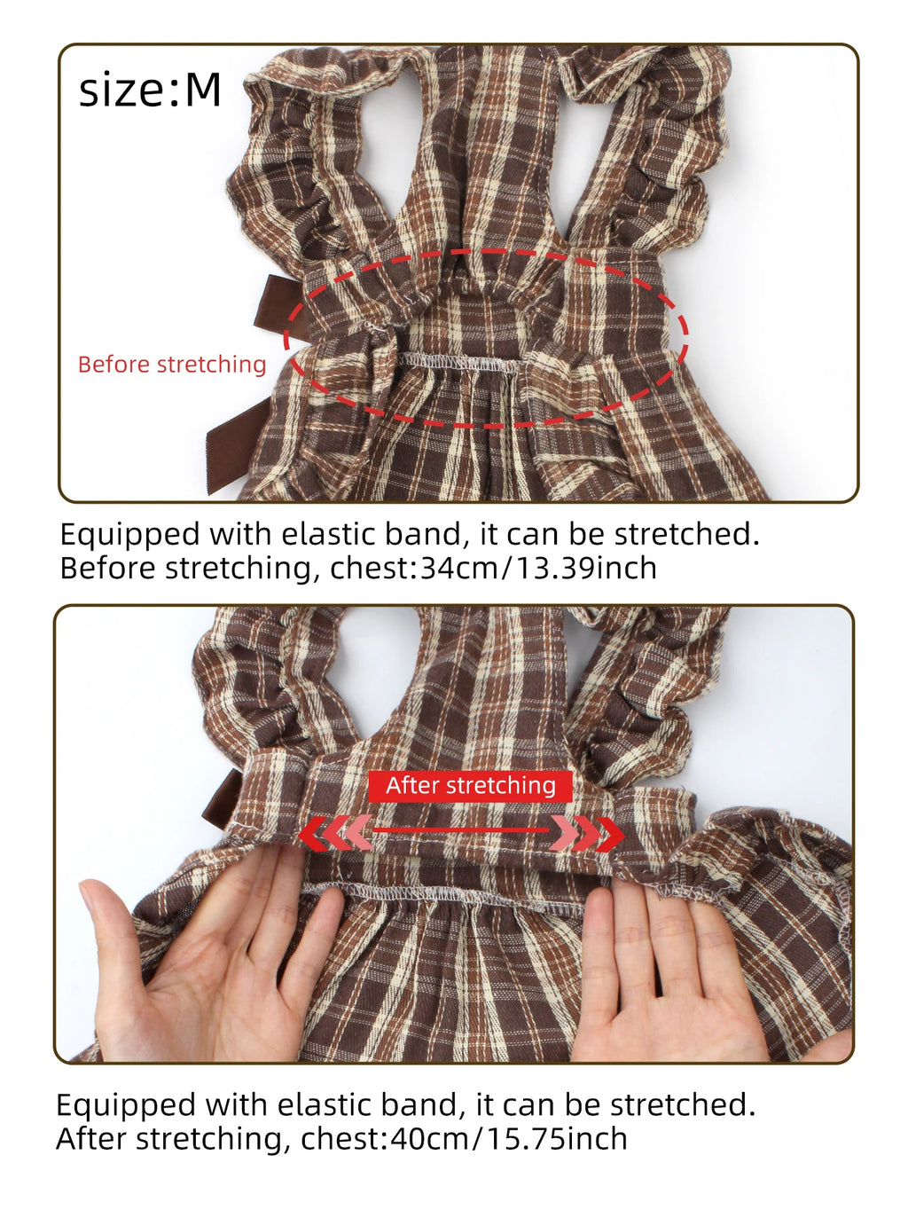 Pet Clothes Dog Dresses Princess Retro Plaid Bow Skirt Teddy Bichon Small Medium Dog Clothes Fashion Trend Decorative Clothing