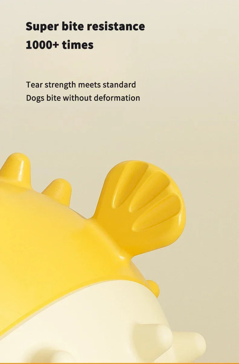 Pet Vocal Toys Leaky Food Design Clean Teeth, Grind Teeth, Bite Resistant Self-amusement Interactive Toys Release Pet Energy Toy