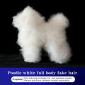 Pet simulation hair  beauty fake beautician practicing dog standard poodle full body  skeleton model dog for pet grooming