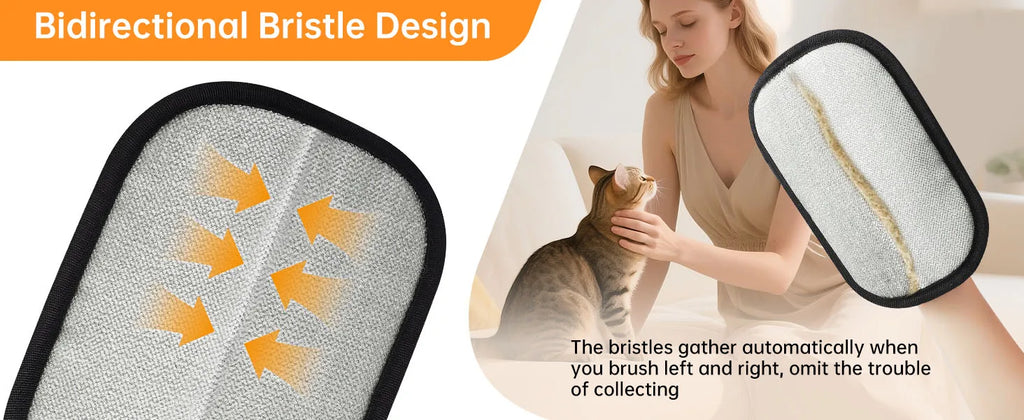 Pet Hair Cleaning And Collection Gloves Pet Double-sided Multi-functional Beauty Glove Tool Reduce The Pressure Of Pet Ownership