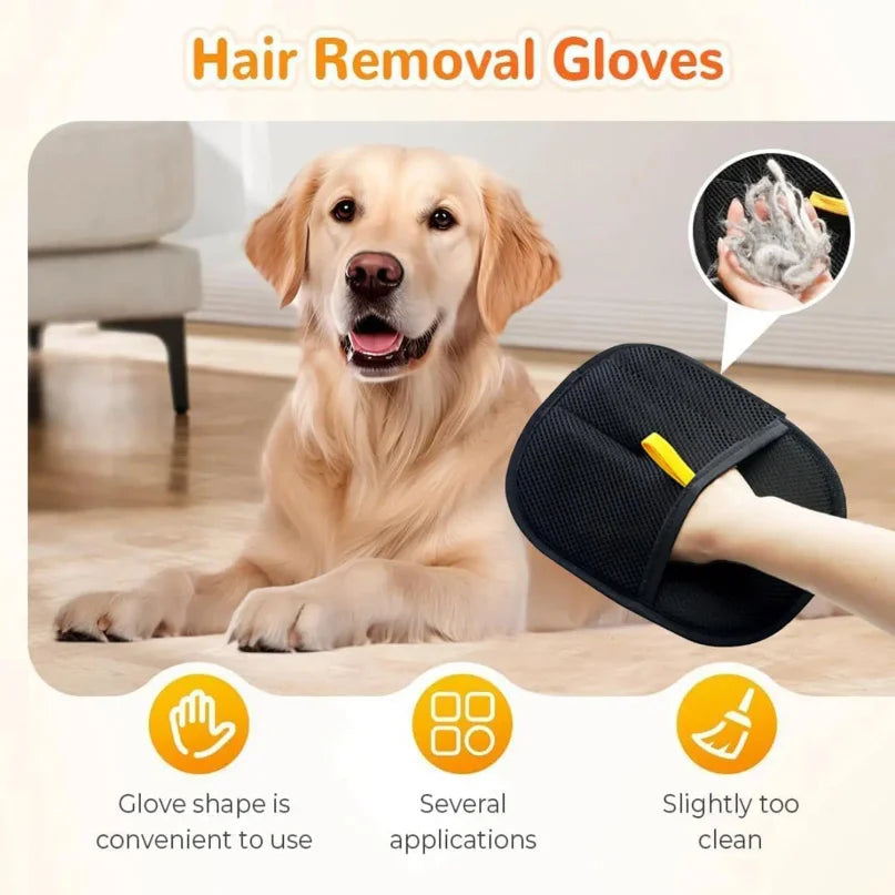 Pet Hair Cleaning And Collection Gloves Pet Double-sided Multi-functional Beauty Glove Tool Reduce The Pressure Of Pet Ownership