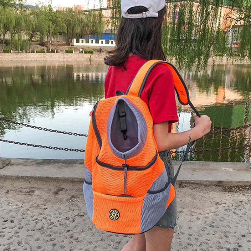 Dog Backpack for Small Large Dogs Cats Double Shoulder Carrier Bag Portable Pet Travel Backpack Pet Carrying Supplies